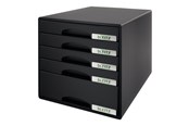 Arkivering & Förvaring - Leitz Förvaringsbox Plus 5 lådor Svart - 52110095