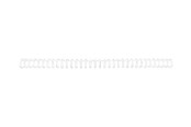 Skrivartillbehör-bläck-toner - GBC Metallspiral 3:1 NO8 A4 Svart Vit - RE810870