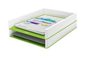 Arkivering & Förvaring - Leitz WOW Tvåfärgad Brevkorg Grön - 53611054