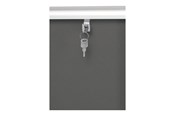 Konferens & Presentation - Nobo enclosed bulletin board - 965 x 665 mm - grey - 31333500
