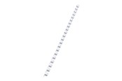 Skrivartillbehör-bläck-toner - GBC Plastspiral CombBind  8mm A4 21R Blå Vit - 4028194
