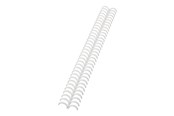 Skrivartillbehör-bläck-toner - GBC ClickBind inbindningsspiral, frostad, klar, 12mm (50) Vit - 388057E
