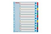 Arkivering & Förvaring - Esselte - divider - 12 parts - for A4 Maxi - tabbed (pack of 10) - 100209