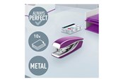 Skrivbordstillbehör - Leitz Häftapparat  WOW Mini Metall 10 ark Lila - 55281062