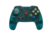 Spel Tillbehör - Retro Fighters Brawler64 Bluetooth NSO Edition - Blue - Wireless Controller - Nintendo Switch - 850046080074