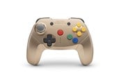 Spel Tillbehör - Retro Fighters Brawler64 Bluetooth NSO Edition - Gold - Wireless Controller - Nintendo Switch - 850046080227