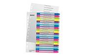 Arkivering & Förvaring - Leitz WOW - divider - 20 parts - for A4 Maxi - tabbed - multicolour - 12450000