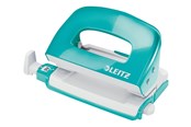 Skrivbordstillbehör - Leitz Hålslag  WOW Mini 2-hål (EU) / 10 ark Isblå - 50601051