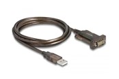Nätverkskort (adaptrar osv.) - DeLOCK Adapter USB 2.0 Type-A > 1 x Serial DB9 RS-232 - 64073
