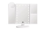 Sminkspeglar - UNIQ Hollywood trifold make up spejl - hvid - 4777-1