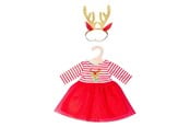 Dockor & Tillbehör - Heless Christmas dress with Reindeer headband size 28-35 cm - 1151