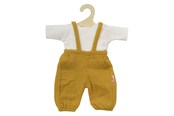 Dockor & Tillbehör - Heless Dolls Dungarees Ocher Yellow size 28-35 cm - 1415