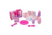 Docka, bamse och tillbehör - Baby Rose Care Set in Bag - 27655