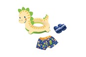 Dockor & Tillbehör - Heless Doll Swimming set Dino 35-45 cm - 22
