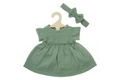 Dockor & Tillbehör - Heless Doll dress Green with Ruffles 28-35 cm - 1424