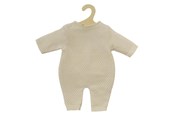 Dockor & Tillbehör - Heless Dolls Knit Overall Ecru 28-35cm - 1480