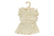 Dockor & Tillbehör - Heless Dolls Wrap Skirt Ecru with Ruffles 35-45 cm - 2422