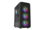 Chassi - Natec Fury Shobo SH4F RGB - Chassi - Tower - Svart - NFO-2154