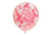 Leksaker - Globos Confetti Balloons Paper Confetti Baby Pink 30cm 6pcs - 1128001