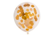 Leksaker - Globos Confetti Balloons Paper Confetti Metallic Gold 30cm 6pcs. - 1128003