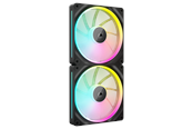 Chassi fläkt - Corsair iCUE LINK LX140 2-pack - Chassi fläkt - 140mm - Svart - 36 dBA - CO-9051028-WW