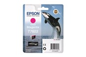 Skrivartillbehör-bläck-toner - Epson T7603 - vivid magenta - original - ink cartridge - C13T76034N10