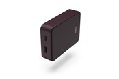 PowerBank - Hama Powerbank Colour 10 10000mAh USB-C+USB-A Plum PowerBank - 10000 mAh - 00201712