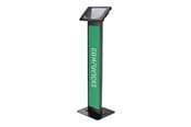 Monitorfäste - Compulocks Galaxy Tab A9+ Apex Enclosure Brandable Floor Stand Black - 140B87GAPX9B