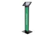 Monitorfäste - Compulocks Galaxy Tab A9 Apex Enclosure Brandable Floor Stand Black - 140B11GAPX9B