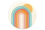 Andra mobiltillbehör - PopSockets PopGrip Original Rays for Days - 807063