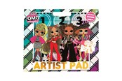Kreativa spel - L.O.L. LOL. Artist Pad Coloring Book with Sticker Sheet - OM04026