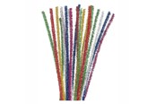 Konst- och hantverksmaterial - Colorations - Chenille Wire Glitter 100pcs. - CHSPAR