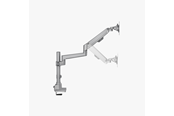Monitorfäste - Alterzone Arm Ascend Enkel Monitorarm, Silver - ALZARMASC-W