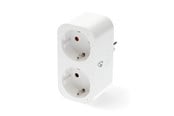 Smarta Hem - Nedis SmartLife Smart Plug WiFi Power meter 3680W Type F (CEE 7/7) White - WIFIP141FWT