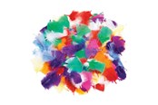 Konst- och hantverksmaterial - Colorations - Rainbow feathers 85 grams - CHRFEA