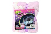 Barnrummet - Toi-Toys Glow N fun Glow in the Dark Blanket Unicorn 130x150cm - 35563A
