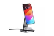 Mobile - Adapters & Chargers - Satechi 2-in-1 Foldable Qi2 Wireless Charging Stand (Space Gray) - ST-Q21FM