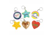 Konst- och hantverksmaterial - Colorations - Make Your Own Keychain Set of 12 - CHKEYCHN