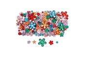 Konst- och hantverksmaterial - Colorations - Colored Flower Rhinestones 300pcs. - CHBLOSSO