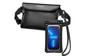 Mobile - Covers & Cases - Spigen Aqua Shield WaterProof Floating Case + WaterProof Waist Bag A621 Set - black - AMP04533