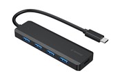 USB Hub - Gembird UHB-CM-U3P4P-01 - hub - type-C - 4 ports USB Hub - USB 3.2 - 4 porte - Svart - UHB-CM-U3P4P-01