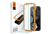Mobiltelefontillbehör-Skyddsfilm - Spigen Glass tR AlignMaster 2 Pack - Google Pixel 8a - AGL07464