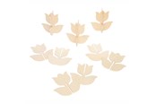 Konst- och hantverksmaterial - Colorations - Make and Decorate your own Wooden Tulip Set of 12 - CHEZTULI