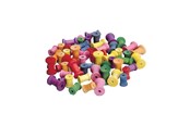 Konst- och hantverksmaterial - Colorations - Colored Wooden Bobbins Set of 50 - CHCSPOOL