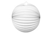 Barnrummet - Globos Paper Lantern Round White 25cm - 6272