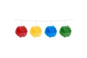 Leksaker - Folat BV Colored Pompom Garland - 22853