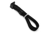 Strömkabel (intern) - DUTZO Sleeved PCI-E 12V-2x6 förlängningskabel - lock pin down - Svart - DSC-PE12V2X6-PD-30-BLK