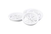 Ventilation - Duka Cabinet grid Type 61.1 Ø43 mm white - 4 pcs. - 108990