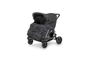 Barnvagns tillbehör - Babytrold Rain cover twin stroller black - 21-17