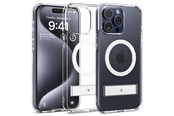 Mobile - Covers & Cases - Spigen Caseology Capella MagSafe Kickstand - clear white - iPhone 15 Pro - ACS06757